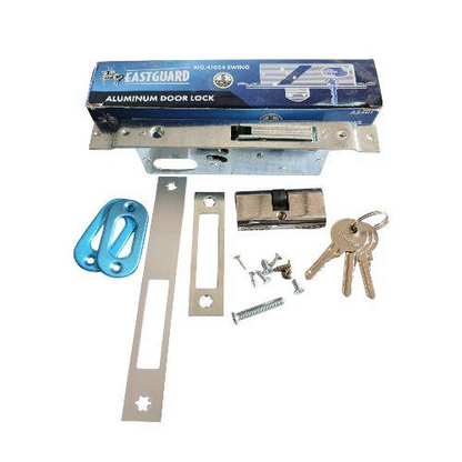 EASTGUARD 41054 Slot Body Kunci Pintu Geser Aluminium Sliding Door Set
