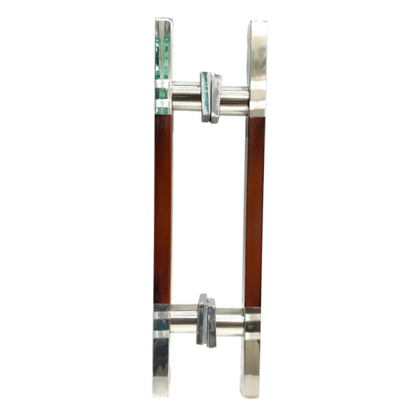 33 CM / ISCO Tarikan Pegangan Pull Handle Pintu SS Coklat Set