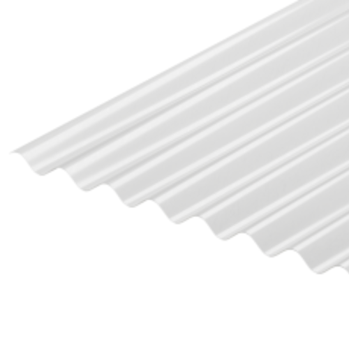0.7 MM x 860 MM x 4.2 M / TM ROMA Atap U PVC Gelombang Bulat Clear Lembar
