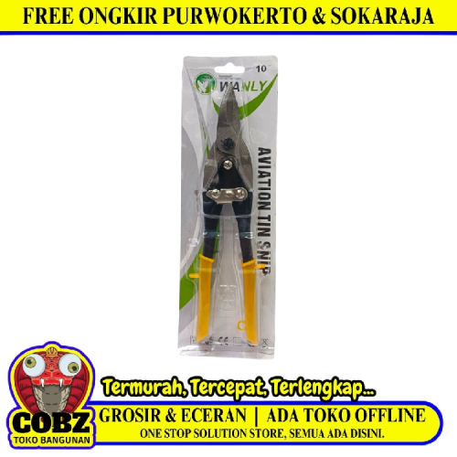 10 IN / WANLY Gunting Hollow Pcs
