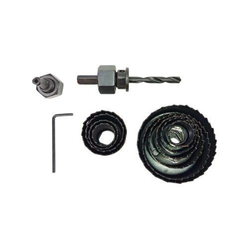 19 MM - 64 MM / LUMOS TCT Hole Saw Mata Bor Hidroponik Pelubang Kayu 13 Pcs Set