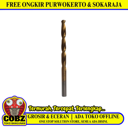 6 MM / CARNIVOR Shank Twist Drill Bits Mata Bor Besi Baja Kayu PVC