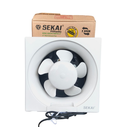 6 IN / SEKAI WEF 691 Exhaust Hexos Fan Kipas Angin Blower Dinding Set