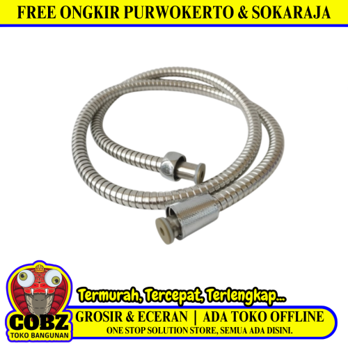 1/2 IN X 120 CM / COBZ Selang Jet Shower Cebok Mandi Hose Stainless