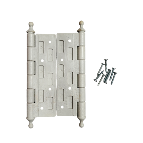 6 IN / NATCHEL Engsel Kupu Kupu Pintu Jendela Hinge Plastik PVC Putih Set