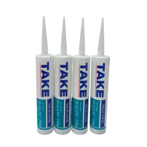 300 ML / TAKE Lem Silicone Sealant Kaca Akrilik Neutral Botol