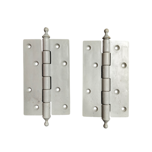 6 IN / NATCHEL Engsel Kupu Kupu Pintu Jendela Hinge Plastik PVC Putih Set