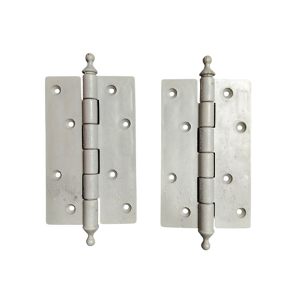 6 IN / NATCHEL Engsel Kupu Kupu Pintu Jendela Hinge Plastik PVC Putih Set