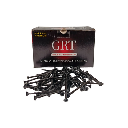 #6 X 2 IN / GRT Sekrup Gypsum Screw Plafon Board GRC Hitam Dus