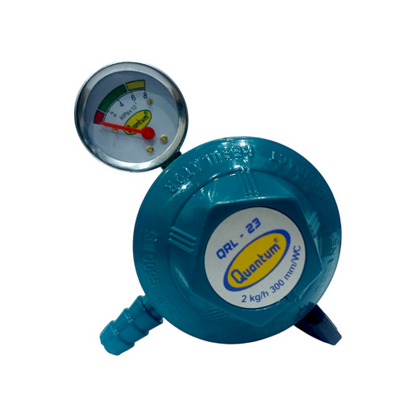 QUANTUM QRL - 23 Regulator Kepala Tabung Gas LPG Tekanan Rendah + Meteran