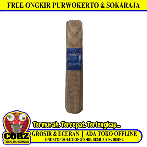 1/2 IN x 1/2 IN x 100 CM x 25 M / TMA Kawat Ram Loket Ayakan Pasir Galvanis Roll