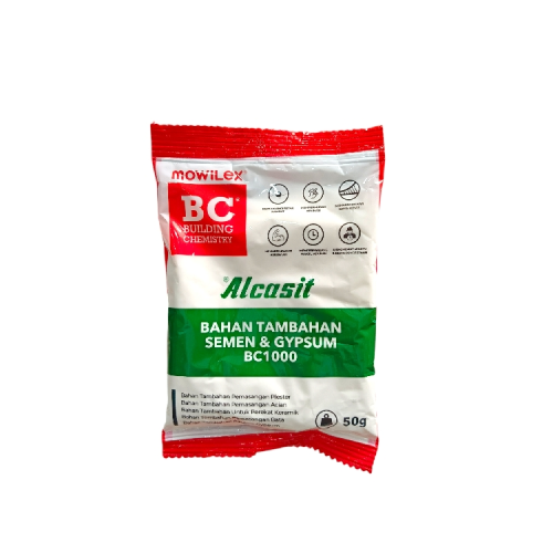 50 GR / MOWILEX ALCASIT 02 Pembantu Daya Rekat Semen Pencegah Retak