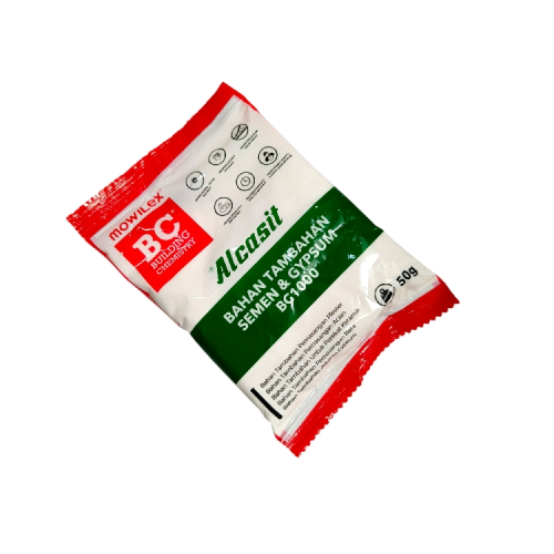 50 GR / MOWILEX ALCASIT 02 Pembantu Daya Rekat Semen Pencegah Retak