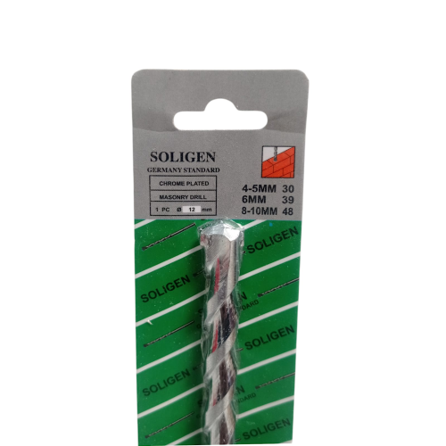 12 MM / SOLIGEN Masonry Drill Bits Mata Bor Beton Tembok Dinding
