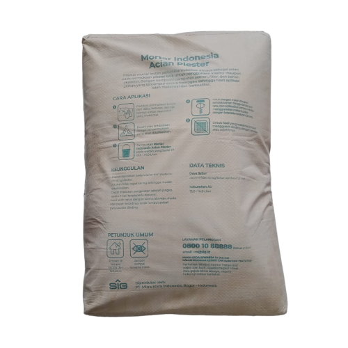 40 KG / MORTAR INDONESIA D-4 Semen Instant Acian Plesteran & Beton Sak