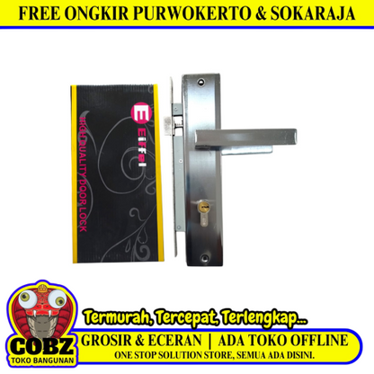 EIFFEL 903 SN/CP Handle Door Lock Tarikan Handle Kunci Pintu Besar Set