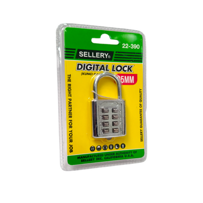35 MM / SELLERY 22-390 Gembok Nomer Pin Angka Tas Kunci Koper Travel Lock