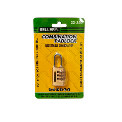 20 MM / SELLERY 22-320 Gembok Nomer Pin Angka Tas Kunci Koper Travel Lock