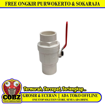 1 IN / GRT Stop Kran Air Cabang Tee Shower Kloset Stainless