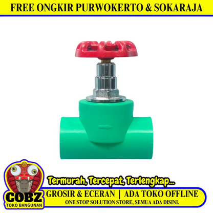 3/4 IN / RUCIKA Stop Kran PPR 25 MM Pcs