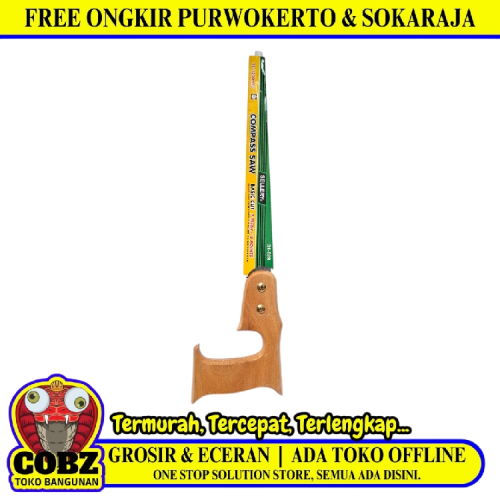 12 IN / SELLERY 81-829 Gergaji Kayu Pohon Tangan Hand Saw Gagang Kayu