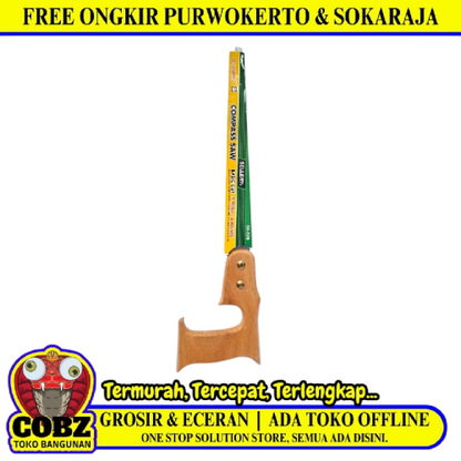 12 IN / SELLERY 81-829 Gergaji Kayu Pohon Tangan Hand Saw Gagang Kayu