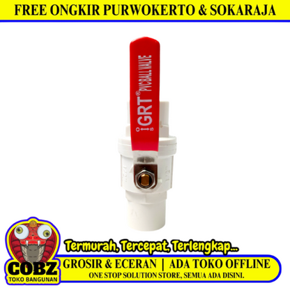 1/2 IN / GRT Stop Kran Air Cabang Tee Shower Kloset Stainless