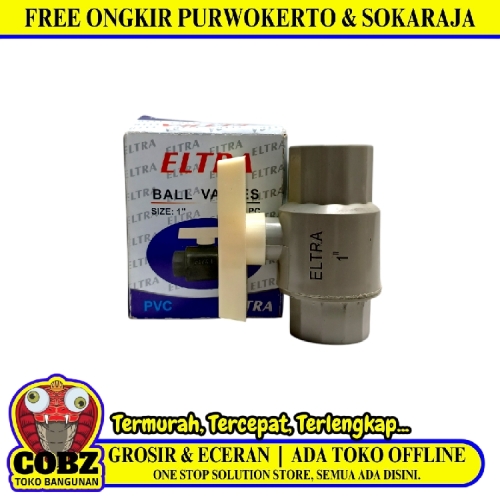 1 IN / ELTRA Stop Kran Air Cabang Tee Shower Kloset Stainless