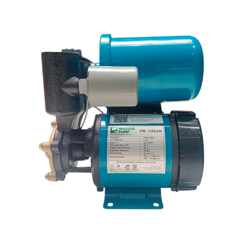 WASSER PW-125EAN Pompa Air Sumur Dangkal Semi Jet Pump Otomatis Set