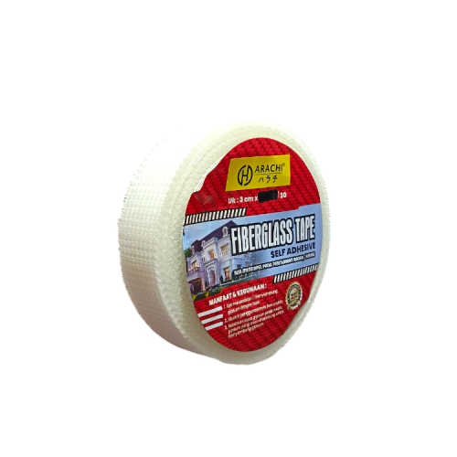 30 MM / HARACHI Isolasi Lakban Serat Kasa Plafon GRC Fiber Tape