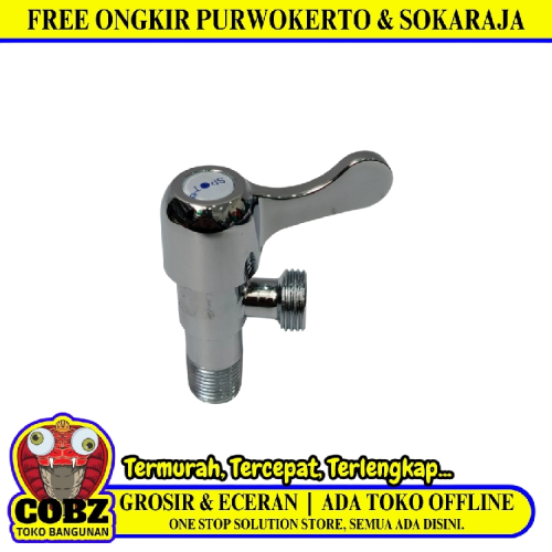 1/2 IN / SPOT Stop Kran Air Shower Kloset Monoblok Stainless