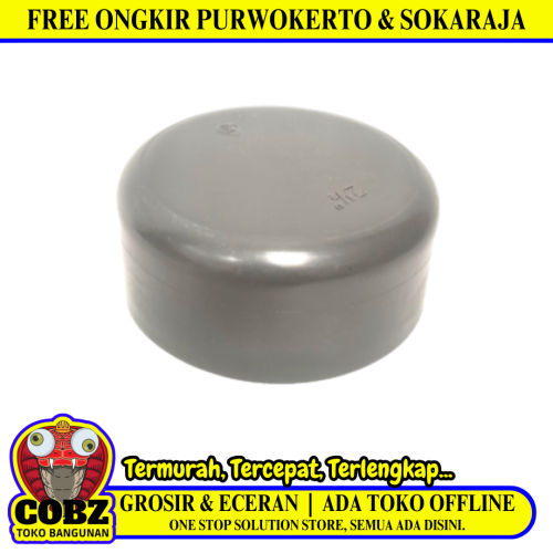2 1/2 IN / TM Dop Cap Tutup Sambungan Fitting Pipa PVC