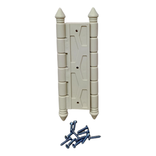 4 IN / ELGLADIO Engsel Kupu Kupu Pintu Jendela Hinge Plastik PVC Putih Set