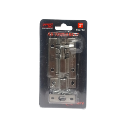 2 IN / VPR Grendel Kunci Slot Pintu Jendela Stainless