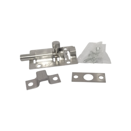 2 IN / VPR Grendel Kunci Slot Pintu Jendela Stainless