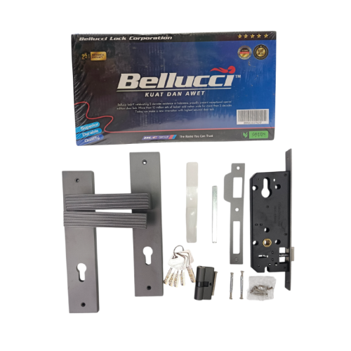 BELLUCCI LS / BLC-G LOTUS TN Handle Door Lock Tarikan Handle Kunci Pintu Besar Set