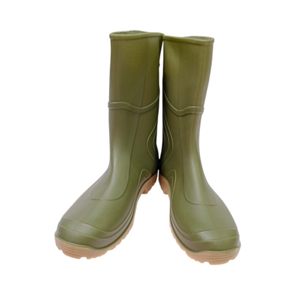 NO 42 / AP 28 Sepatu Boot Kebun Pabrik Proyek Safety Karet Hijau Set