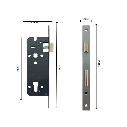 BELLUCCI LS / BLC-G LOTUS TN Handle Door Lock Tarikan Handle Kunci Pintu Besar Set