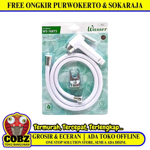 1/2 IN x 120 CM / WASSER WS-168TS Jet Shower Cebok Toilet Plastik PVC Set