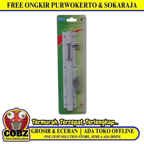 4 IN / IGM Grendel Kunci Slot Pintu Jendela Stainless