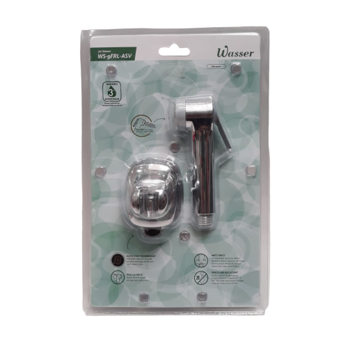 1/2 IN x 118 CM / WASSER WS-9FRL-ASV Jet Shower Cebok Toilet Stainless Set