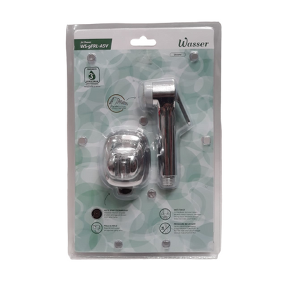 1/2 IN x 118 CM / WASSER WS-9FRL-ASV Jet Shower Cebok Toilet Stainless Set
