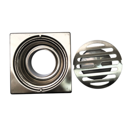 4 1/2 IN / VPR Saringan Got Leher Panjang Floor Drain Stainless