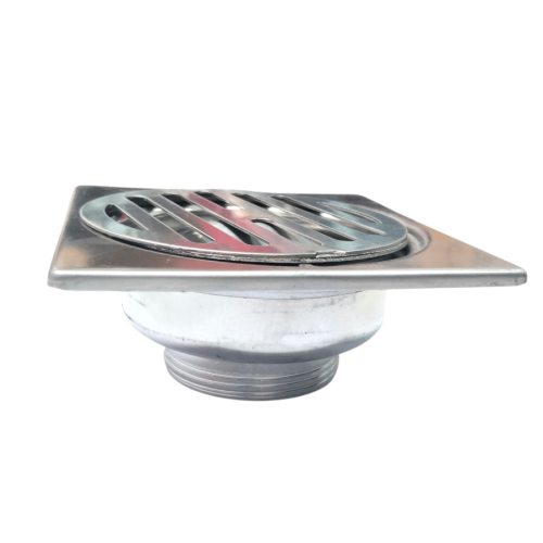 4 1/2 IN / VPR Saringan Got Leher Panjang Floor Drain Stainless