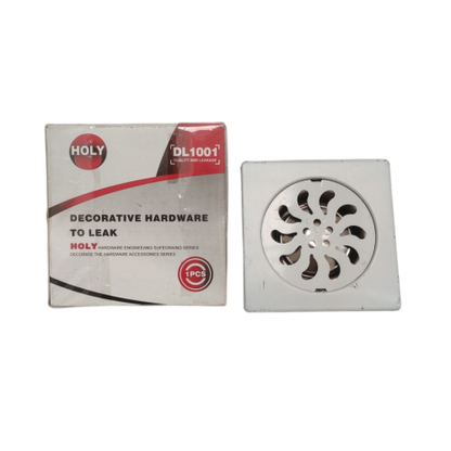 4 IN / HOLY DL1001 Saringan Got Leher Pendek Floor Drain Stainless