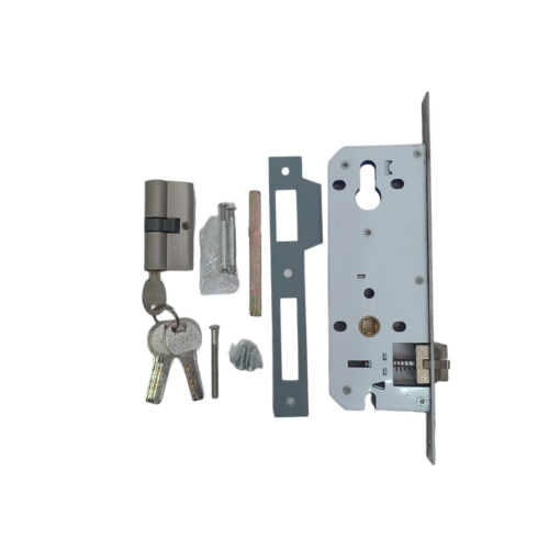 HONGSHU CADILAC-L SN / CP Handle Door Lock Tarikan Handle Kunci Pintu Besar Set