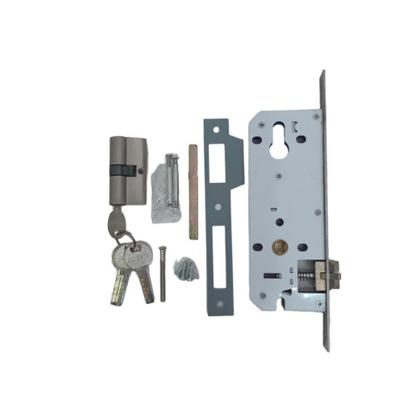 HONGSHU CADILAC-L SN / CP Handle Door Lock Tarikan Handle Kunci Pintu Besar Set