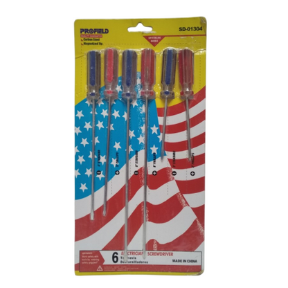 PROFIELD SD-01304 Obeng Reparasi Jam HP Komputer Kacamata 6 Pcs Set