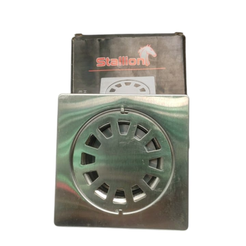 4 IN / STALLION Saringan Got Leher Pendek Floor Drain Stainless