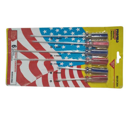 PROFIELD SD-01304 Obeng Reparasi Jam HP Komputer Kacamata 6 Pcs Set